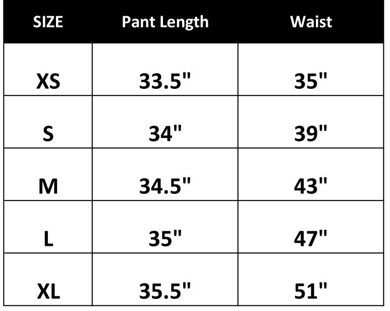 SIZE CHART – Unmade